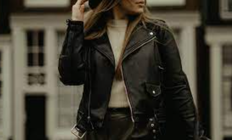 Leather Bomber Jacket