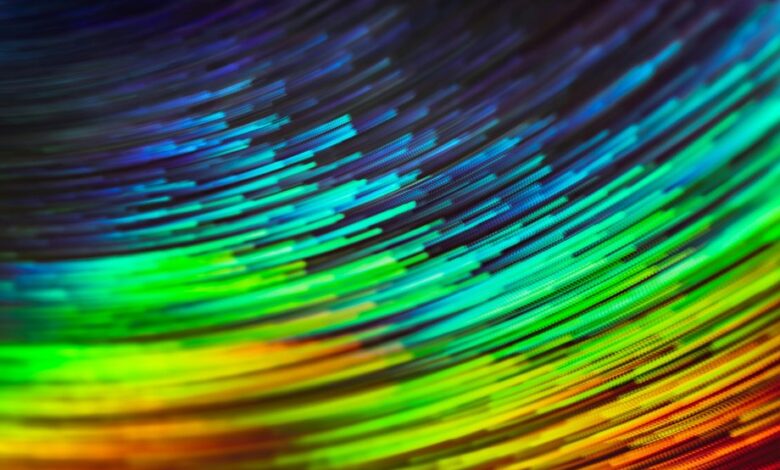 vivid cybernetic energy flow